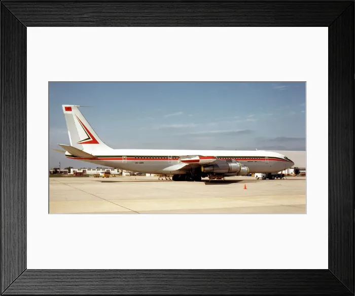 Framed Print : Boeing 707-3W6C CN-ANR Framed Print : Boeing 707-3W6C CN-ANR