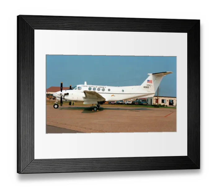 Framed Print : Beech C-12F Huron 84-00165 Framed Print : Beech C-12F Huron 84-00165