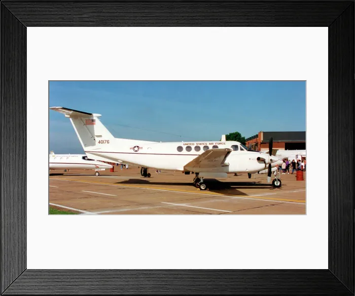 Framed Print : Beech C-12F Huron 84-00176 Framed Print : Beech C-12F Huron 84-00176
