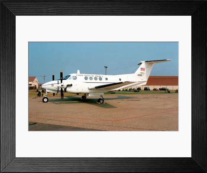 Framed Print : Beech C-12F Huron 84-00165 Framed Print : Beech C-12F Huron 84-00165