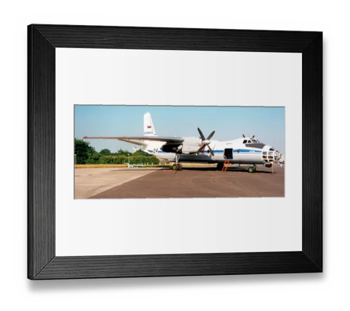 Framed Print : Antonov An-30B 04 Black Framed Print : Antonov An-30B 04 Black