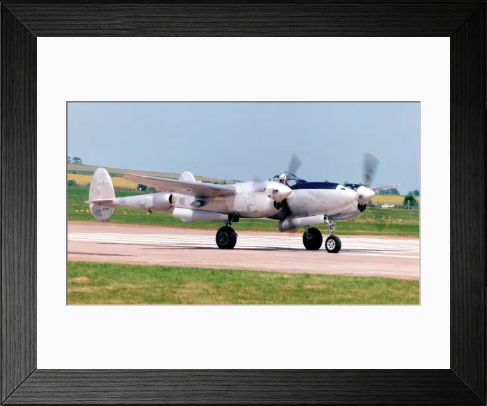 Framed Print : Lockheed P-38J Lightning N3145X Framed Print : Lockheed P-38J Lightning N3145X