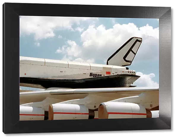 Buran space shuttle sat on the An-225 Mriya