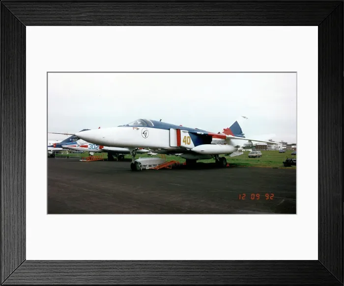 Framed Print : Sukhoi Su-24MR 40 Yellow Framed Print : Sukhoi Su-24MR 40 Yellow