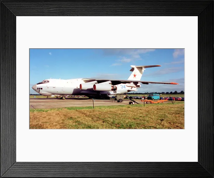 Framed Print : Ilyushin Il-78 34 Blue Framed Print : Ilyushin Il-78 34 Blue