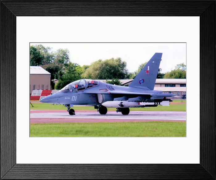 Framed Print : Yakovlev Yak-130D RA-43130 - 01 White