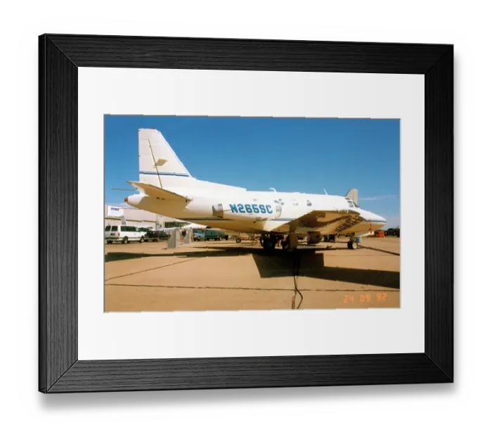 Framed Print : North American Sabreliner N265SC Framed Print : North American Sabreliner N265SC