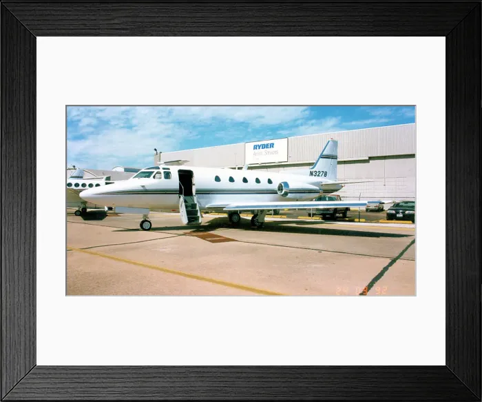 Framed Print : North American Sabreliner N3278 Framed Print : North American Sabreliner N3278