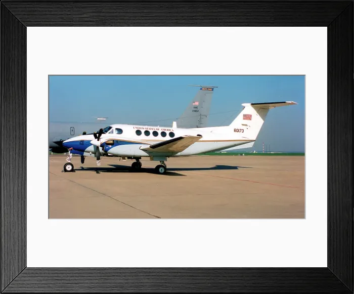 Framed Print : Beech C-12C Huron 76-0173 Framed Print : Beech C-12C Huron 76-0173