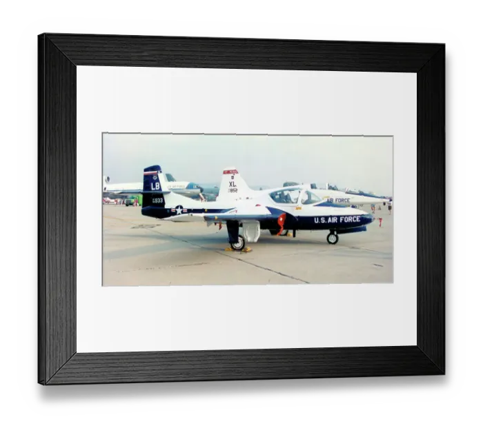 Framed Print : Cessna T-37B 58-1933 Framed Print : Cessna T-37B 58-1933