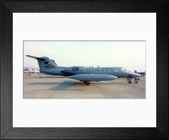 Framed Print : Learjet 35A N521PA Framed Print : Learjet 35A N521PA