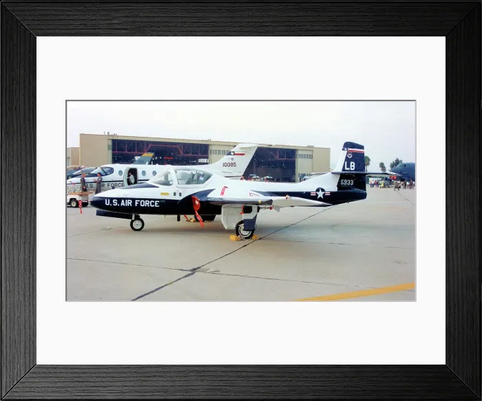 Framed Print : Cessna T-37B 58-1933 Framed Print : Cessna T-37B 58-1933