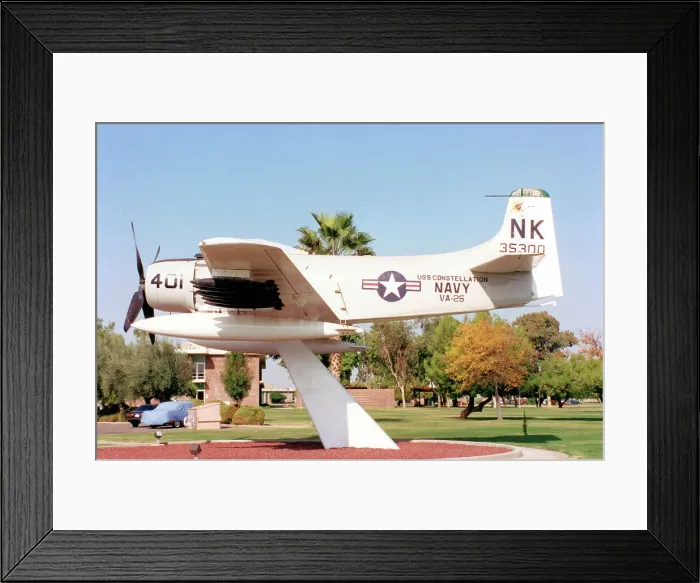 Framed Print : Douglas A-1H Skyraider 137602 Framed Print : Douglas A-1H Skyraider 137602
