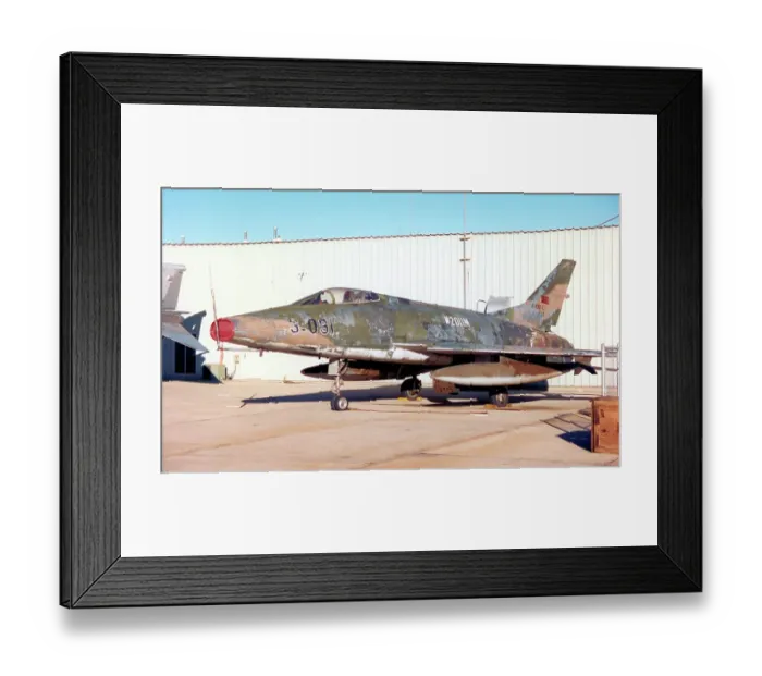 Framed Print : North American F-100C Super Sabre N2011M Framed Print : North American F-100C Super Sabre N2011M