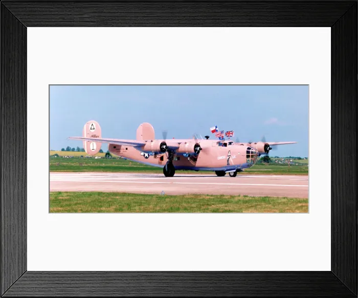 Framed Print : Consolidated LB-30 - B-24A Liberator N24927 Diamond Lil Framed Print : Consolidated LB-30 - B-24A Liberator N24927 Diamond Lil