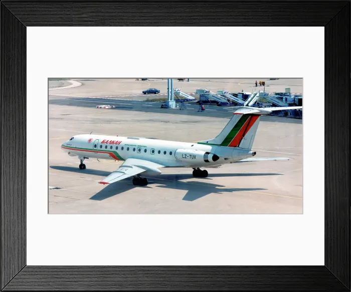 Framed Print : Tupolev Tu-134A LZ-TUV Framed Print : Tupolev Tu-134A LZ-TUV