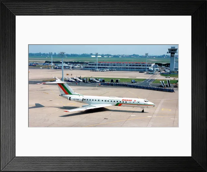 Framed Print : Tupolev Tu-134A LZ-TUV Framed Print : Tupolev Tu-134A LZ-TUV