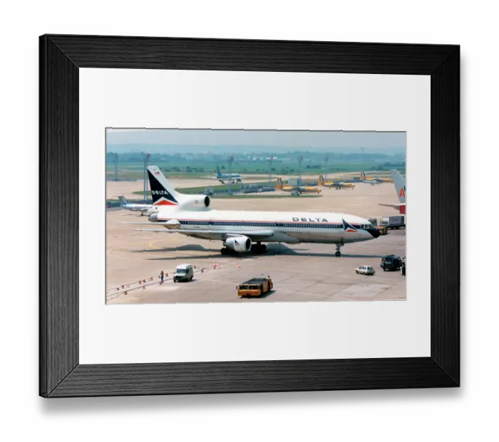 Framed Print : Lockheed L-1011-250 TriStar-1 N741DA Framed Print : Lockheed L-1011-250 TriStar-1 N741DA