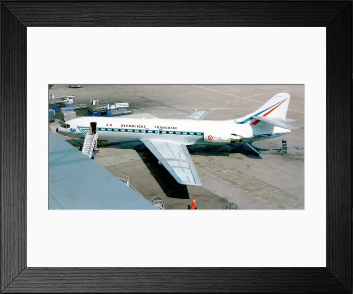Framed Print : Sud Aviation SE-210 Caravelle 10B1R 201 Framed Print : Sud Aviation SE-210 Caravelle 10B1R 201