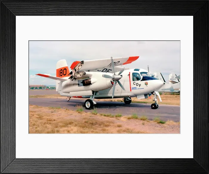 Framed Print : Marsh Aviation S-2F3AT Turbo N613MA - CDF no. 180