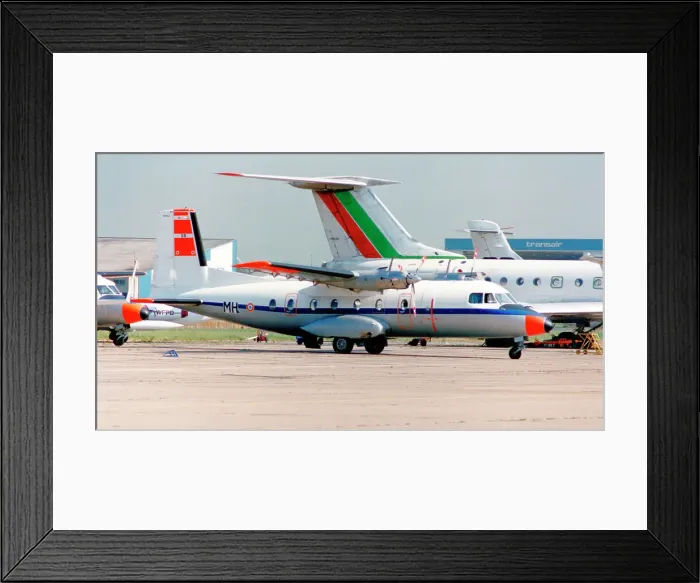 Framed Print : Nord 262A-40 F-ZVMH - 55 Framed Print : Nord 262A-40 F-ZVMH - 55