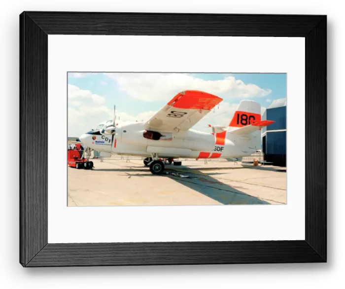 Framed Print : Marsh Aviation S-2F3AT Turbo N613MA - CDF no. 180 Framed Print : Marsh Aviation S-2F3AT Turbo N613MA - CDF no. 180