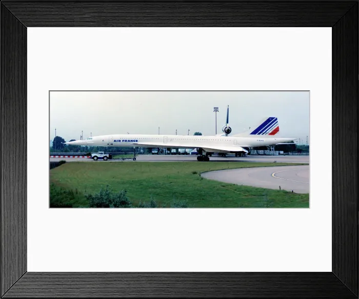 Framed Print : BAC-Aerospatiale Concorde 101 F-BVFA Framed Print : BAC-Aerospatiale Concorde 101 F-BVFA