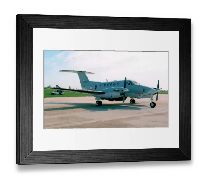 Framed Print : Beech B200 Super King Air AS1127