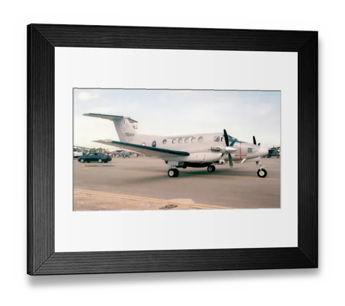 Framed Print : Beech B200 Super King Air AS1126 Framed Print : Beech B200 Super King Air AS1126