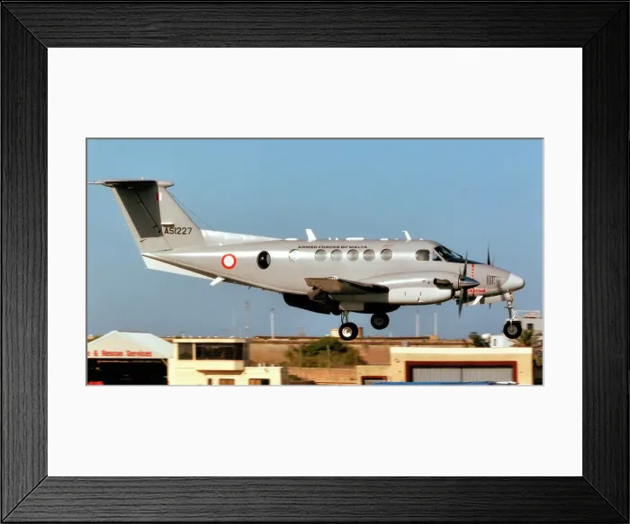 Framed Print : Beech B200 Super King Air AS1127 Framed Print : Beech B200 Super King Air AS1127