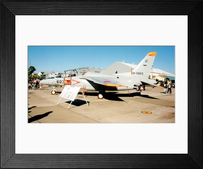 Framed Print : Kawasaki T-4 66-5603 Framed Print : Kawasaki T-4 66-5603