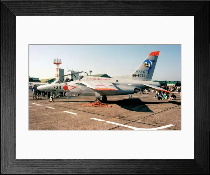 Framed Print : Kawasaki T-4 56-5733 Framed Print : Kawasaki T-4 56-5733