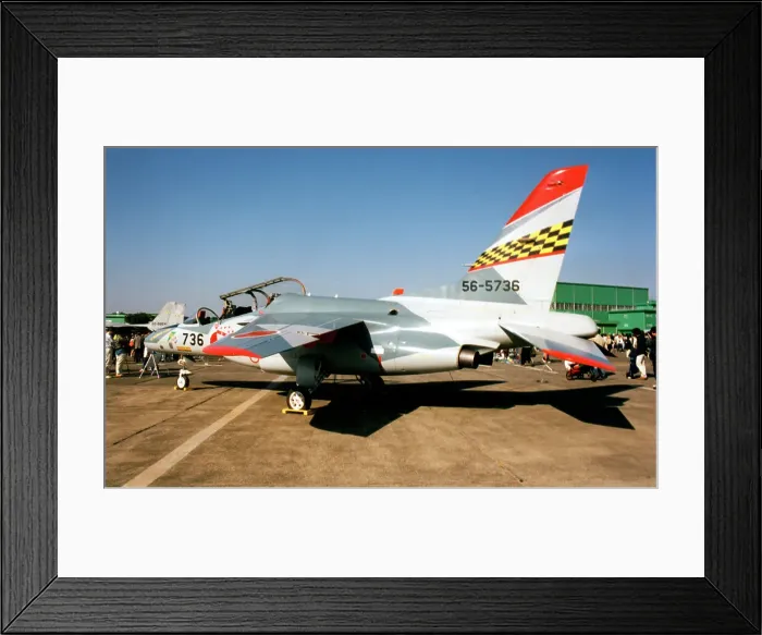 Framed Print : Kawasaki T-4 56-5736 Framed Print : Kawasaki T-4 56-5736