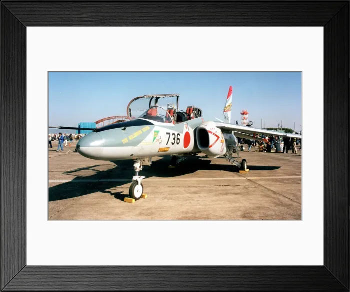 Framed Print : Kawasaki T-4 56-5736 Framed Print : Kawasaki T-4 56-5736