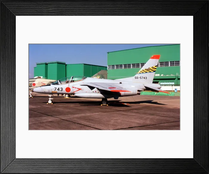 Framed Print : Kawasaki T-4 56-5743 Framed Print : Kawasaki T-4 56-5743