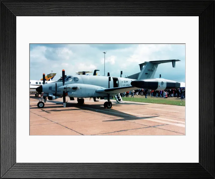 Framed Print : Beech RC-12K Guardrail 85-0154
