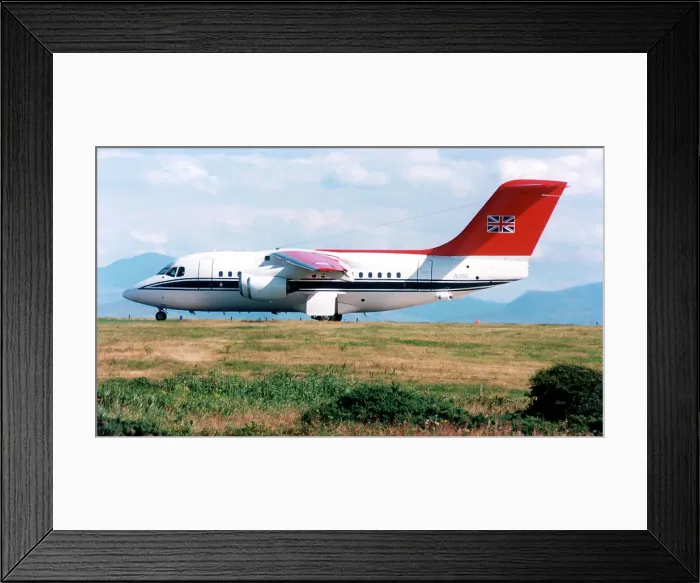 Framed Print : BAe. 146 CC. 2 ZE702 Framed Print : BAe. 146 CC. 2 ZE702