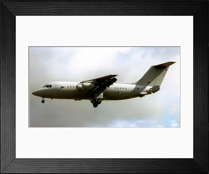 Framed Print : BAe. 146 C. 3 ZE708 Framed Print : BAe. 146 C. 3 ZE708