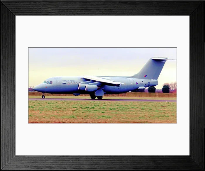 Framed Print : BAe. 146 C. 3 ZE707 Framed Print : BAe. 146 C. 3 ZE707
