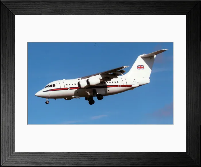 Framed Print : BAe. 146 CC. 2 ZE701 Framed Print : BAe. 146 CC. 2 ZE701