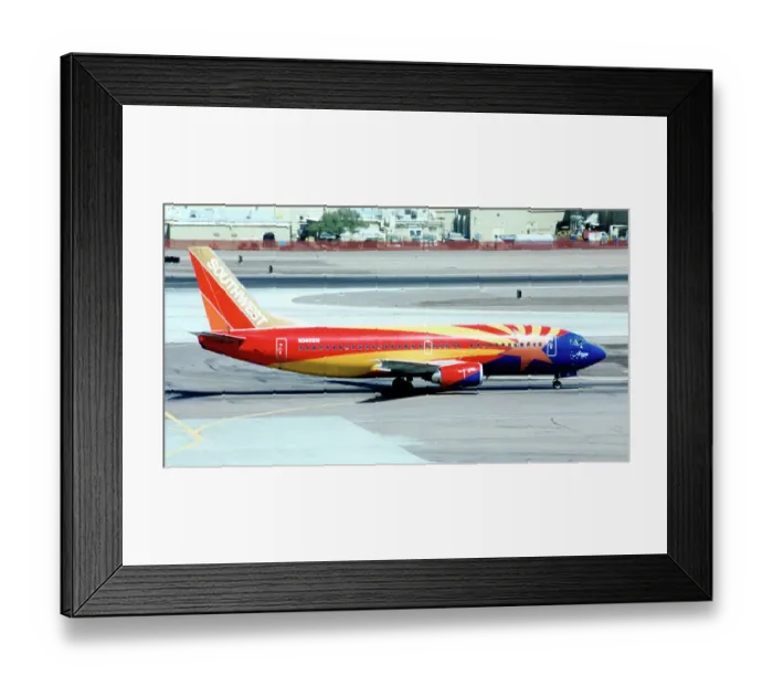 Framed Print : Boeing 737-300 N383SW Framed Print : Boeing 737-300 N383SW