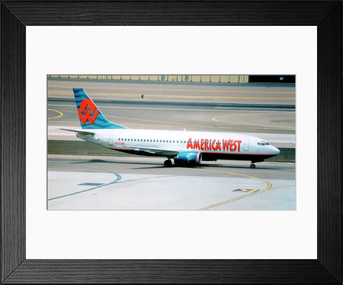 Framed Print : Boeing 737-301 N326AW Framed Print : Boeing 737-301 N326AW