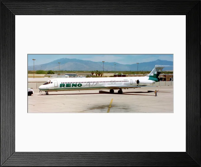 Framed Print : McDonnell Douglas MD-83 N834RA Framed Print : McDonnell Douglas MD-83 N834RA
