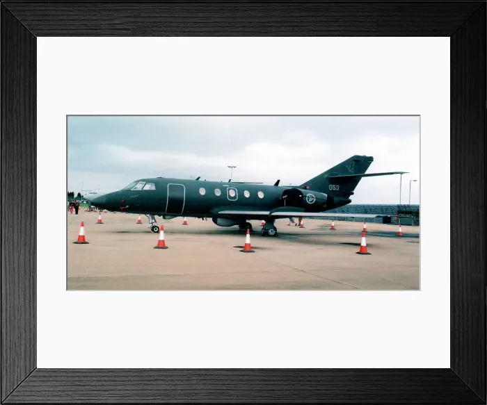 Framed Print : Dassault Falcon 20ECM 053 Framed Print : Dassault Falcon 20ECM 053