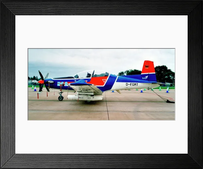 Framed Print : Pilatus PC-9 D-FGMT Framed Print : Pilatus PC-9 D-FGMT