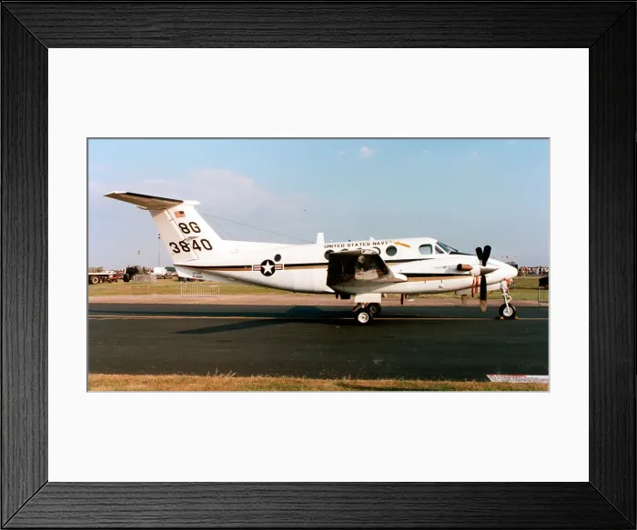 Framed Print : Beech UC-12M 163840 - 8G Framed Print : Beech UC-12M 163840 - 8G