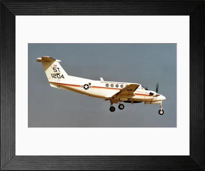 Framed Print : Beech UC-12B 161204 - 5T Framed Print : Beech UC-12B 161204 - 5T