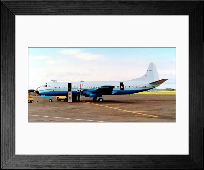 Framed Print : Lockheed L-188 Electra-C N308D Framed Print : Lockheed L-188 Electra-C N308D