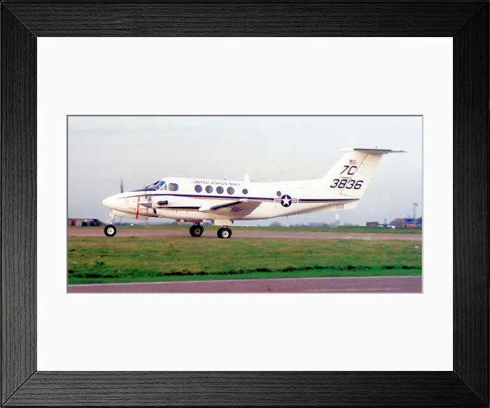 Framed Print : Beech UC-12M 163836 - 7C Framed Print : Beech UC-12M 163836 - 7C