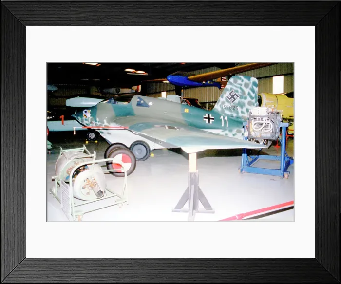 Framed Print : Messerschmitt Me-163B-1 Komet Framed Print : Messerschmitt Me-163B-1 Komet